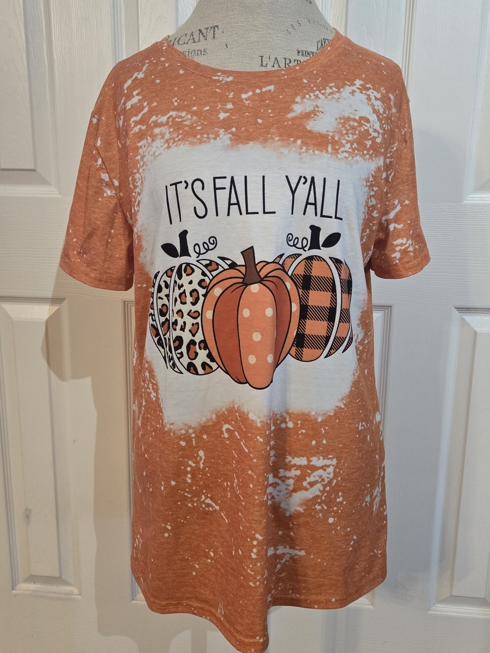 Orange 'It's Fall Y'all' Pumpkin Graphic Tee
